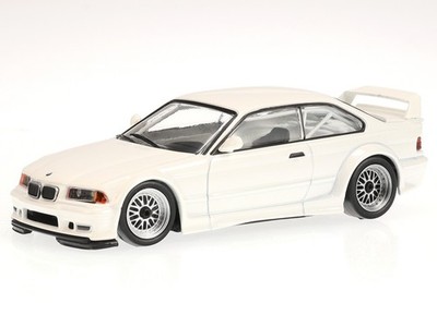BMW e36 M3 GTR 1993 white diecast modelcar 940023381 Maxichamps 1:43