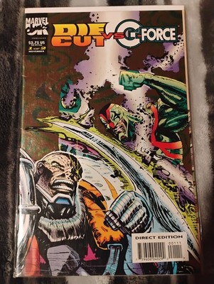 Die-Cut vs. G-Force #1 (Marvel UK November 1993)