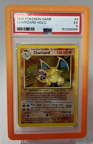 1999 Pokemon Charizard Holo Base Unlimited PSA 5 04/102 #4