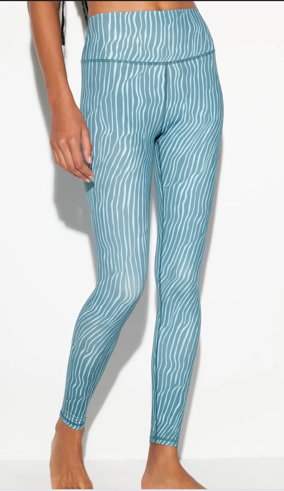 Spiritual Gangster Mystic Eye Lotus 7/8 Legging Turquoise Light Green Small $99 View 2