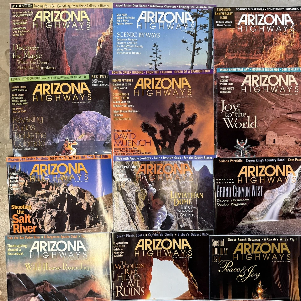 Vintage Arizona Highways Magazine Lot 23 1990s-2000s Grand Canyon Southwest - Image 2 of 4