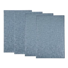 Miniature Roof Tiles PVC for Model Building Dark Grey Pack of 4 1:25