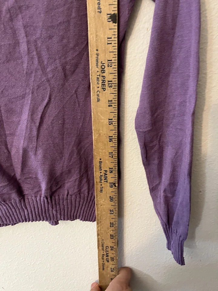 Suéter tejido acanalado envolvente mezcla seda sobrepelliz BEBE LOGO talla M Foto 4 de 4