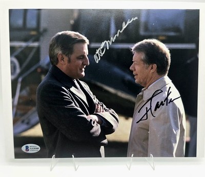 Jimmy Carter Walter Mondale Signed Photo Dual Autograph BAS LOA President VP