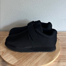 Muk Luks Mens Womens Slip-On Slippers, Black W 10/11  M 8/9 