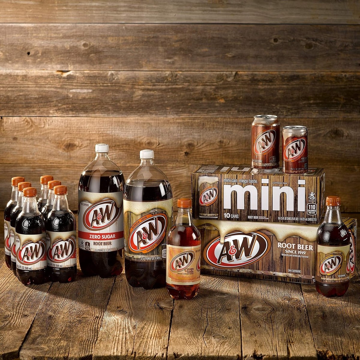 Classic A&W Root Beer 12-Pack – Sweet, Creamy and Caffeine-Free