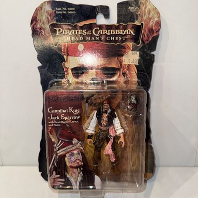 Pirates of the Caribbean Cannibal King Jack Sparrow Figure Zizzle 2006 NIP