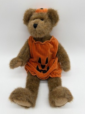 Jack O Lantern 2001 Boyds Bears 13in Halloween Pumpkin Teddy Bear