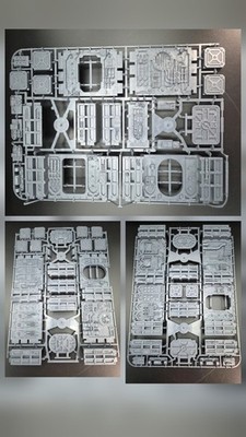 Warhammer 40K Kill Team: Gallowfall Boarding Action Gelände NOS 3 Sprue Konvolut
