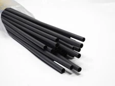 100ft 4mm ID Raychem, Black Adhesive Lined Heat Shrink Tubing, 4-1mm i/d ATUM-4/