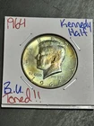 1964 Kennedy Half Dollar BU Uncirculated MS++ Stunning Toning Toned (Raw14331)