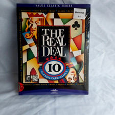The Real Deal 2 - 17 Classic Card Games PC CD Mindscape Windows 96 BOX