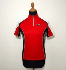 Biemme Cycling Jersey Size 2 Small S Red Short Sleeve Men's Casual Italy Made
