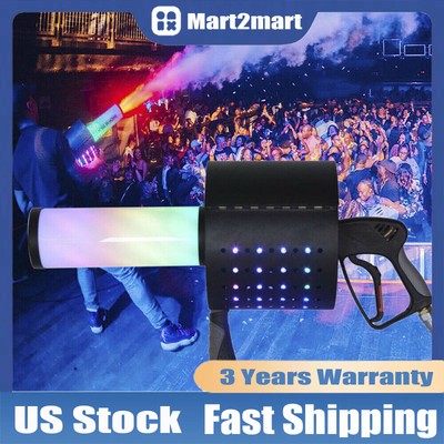 Party LED Cannon CO2 Gun Night Club Bar DJ Jet Effect Fogger Smoke Gun