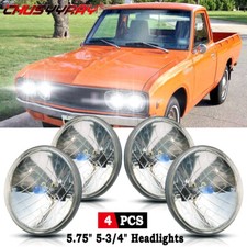 4pc Dot 5.75 5-34 Round Headlights W For Datsun 620 Pickup 1972-1974