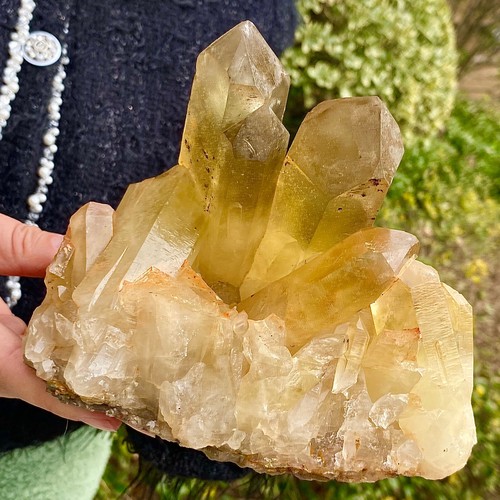 4.1LB Natural yellow Quartz Stone Crystal Cluster Healing Stones Mineral - 第 8/12 張圖片