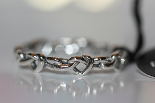 SILVER BAND RING 198018 BAGTAG BOX 