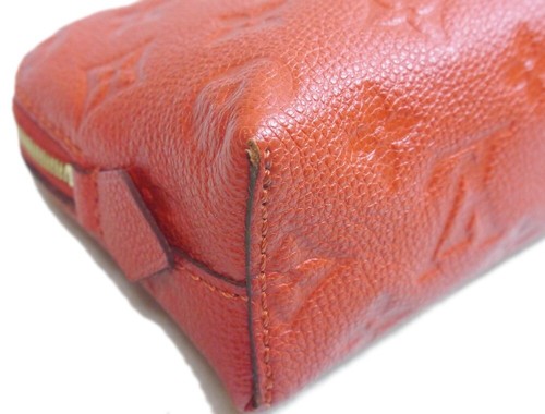 Authentic LOUIS VUITTON Pochette Cosmetic Amplant Leather #12123 - Picture 6 of 16