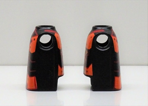 2 x KÖRPER SCHWARZ EXOSKELETT RÜSTUNG PLAYMOBIL zu SPACE Soldat Raumschiff KP46 - Picture 2 of 5
