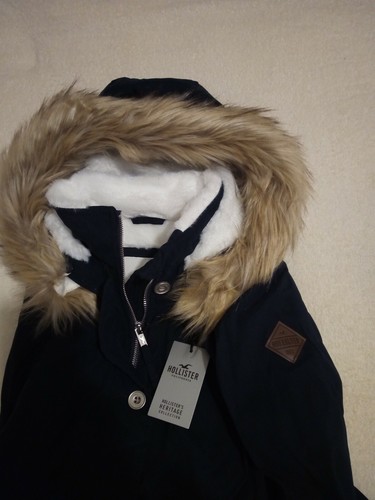 Womens Hollister by Abercrombie & Fitch Water Resistant Parka Jacket Size XS - Picture 3 of 9