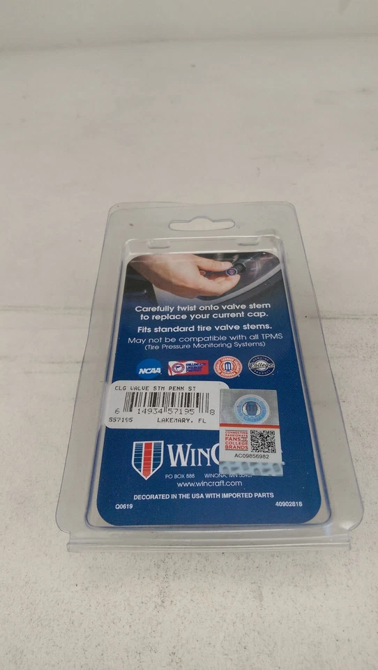 全新 NCAA 汽车卡车 铬饰面 轮胎阀杆盖 田纳西州 志愿者 — 第 3/4 张图片