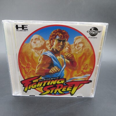 Fighting Street PC Engine CD Rom with Manual 1988 Japanese | eBay