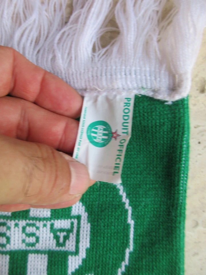 écharpe A.S SAINT-ETIENNE Stéphanois pour toujours double face supporter VERT - Photo 3/3
