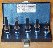 VINTAGE SET 5 ARMSTRONG 16-311 RATCHET 3 SCREWDRIVERS 1 PHILLIPS 1 HEX SOCKETS