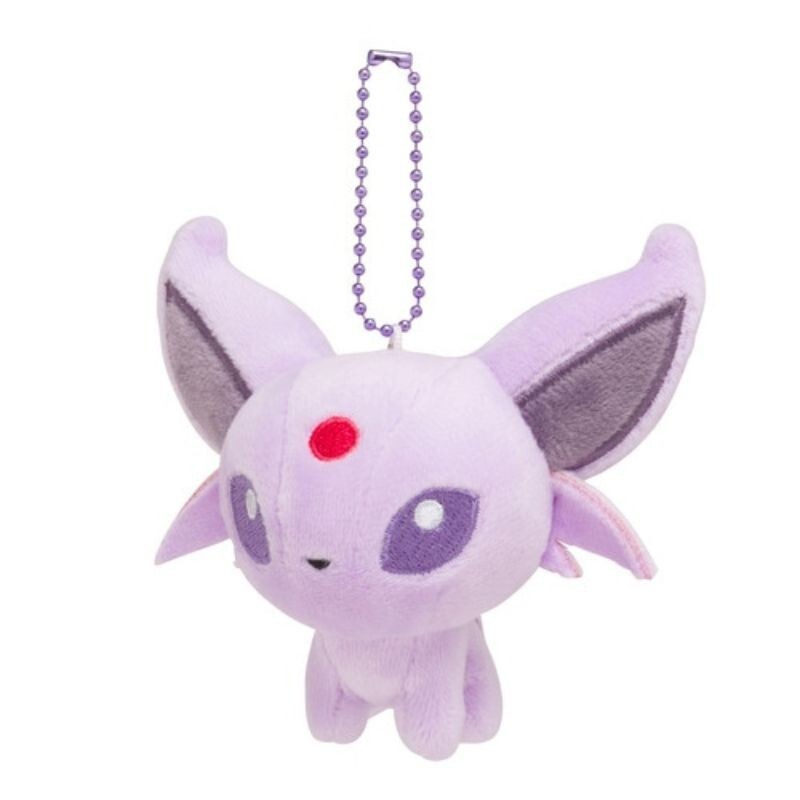 Pokemon Center Original Mocchiri Mascot pokemon Dolls Keychain Espeon JAPAN