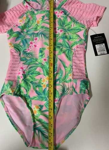🧷 ART CLASS GIRLS' FLORAL PRINT SHORT SLEEVE SWIMSET L(10/12) - Picture 6 of 6