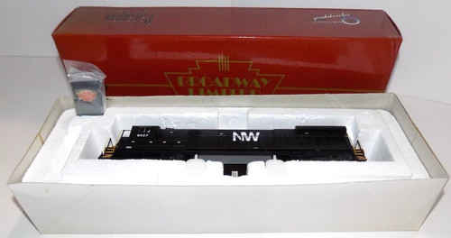 Trenes Broadway Limited HO GE C30-7 N&W #8027 negro 2 ventanas artículo #493 | Condition: Used