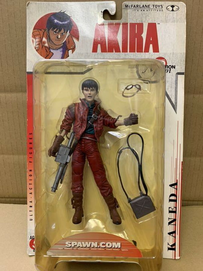 NEW!! AKIRA Kaneda Figure Bike Anime & Tetsuo 2000 McFarlane