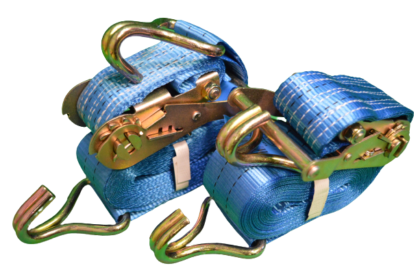 ProSolve Warrior Ratchet Strap 50mm x 5m 2000kg Blue Heavy Duty Tie Down for Trailers and Industrial Load Securing - Image 2