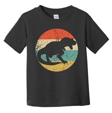Tyrannosaurus Rex T Rex Silhouette Retro Dinosaur Infant Toddler T-Shirt