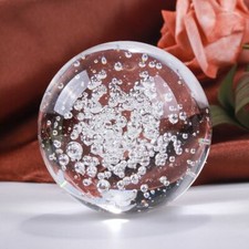 Transparent Crystal Ball Bubbles Feng Shui Magic Glass Ball Miniature Home Decor