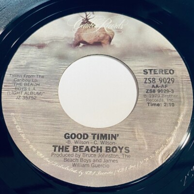 The Beach Boys - Good Timin' / Love Surrounds Me 45 - Caribou Records