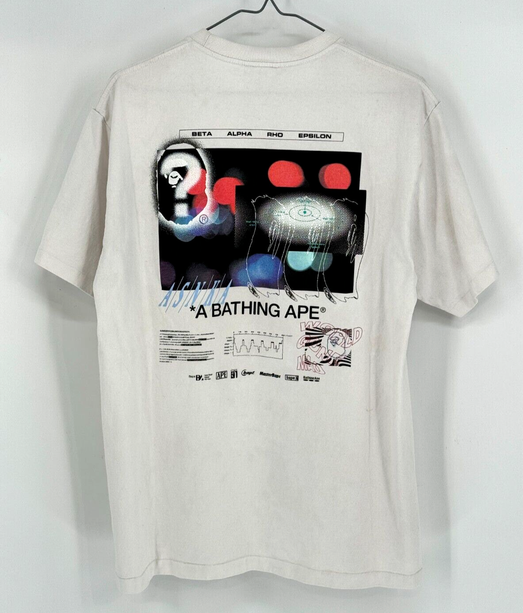 A Bathing Ape White World Gone Mad Bape Shirt TShirt Logo