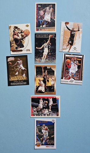 1996-97 Allen Iverson RC Insert + Upper Deck Second Year Topps Basketball Card - Picture 6 of 6