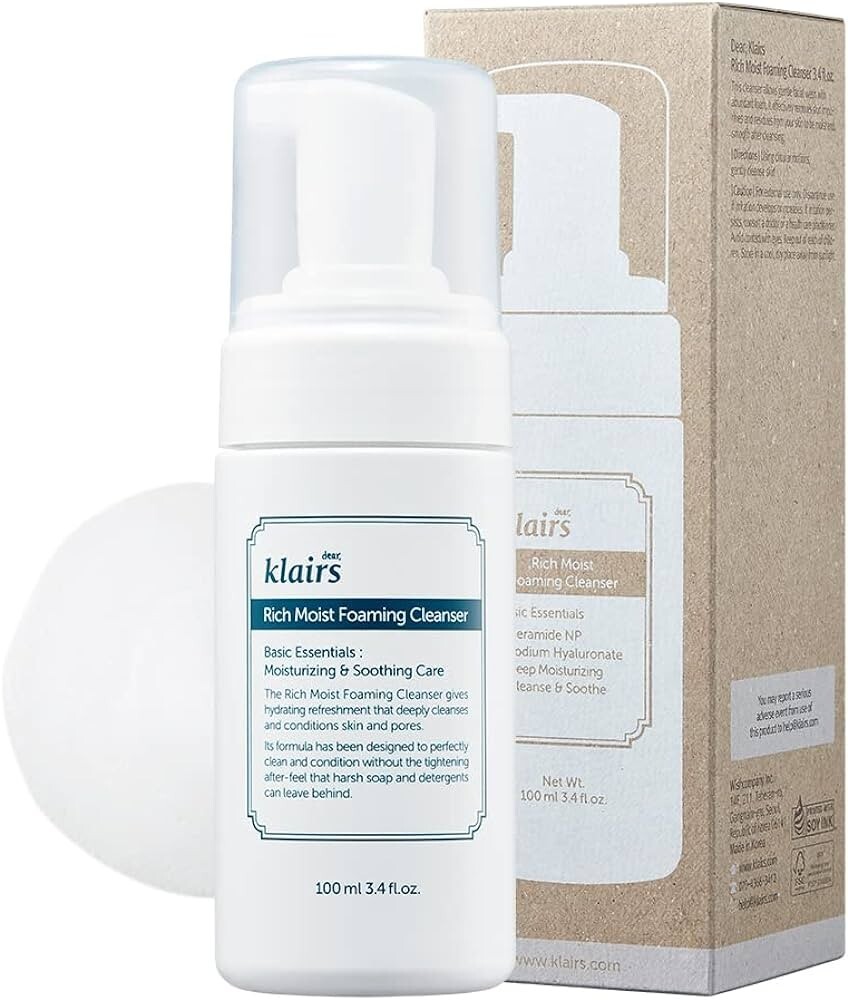KLAIRS RICH MOIST FOAMING CLEANSER 100ML