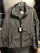 Snozu Womens Jacket Size Small Full Zip Gray Black Hooded 