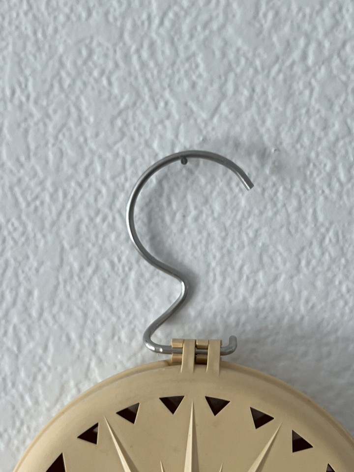 Vintage Fuller Brush Co Closet Deodorizer Hanging Holder Moth Ball Door