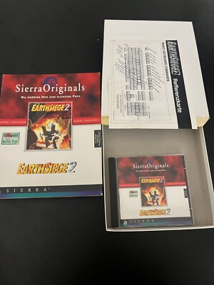 Earth Siege 2 - Sierra - PC CD-ROM - BIG BOX - OVP - Boxed