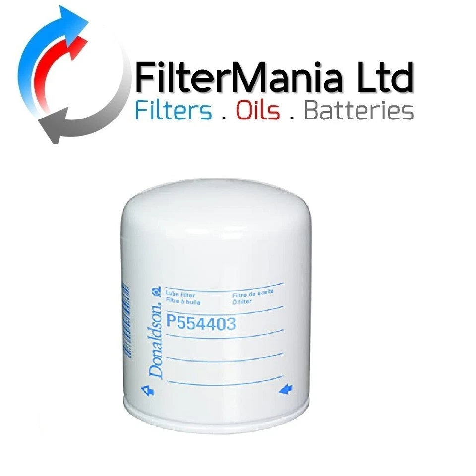 DONALDSON OIL FILTER P554403 (Perkins 2654403, JCB 02/100284, CAT 7W2327)
