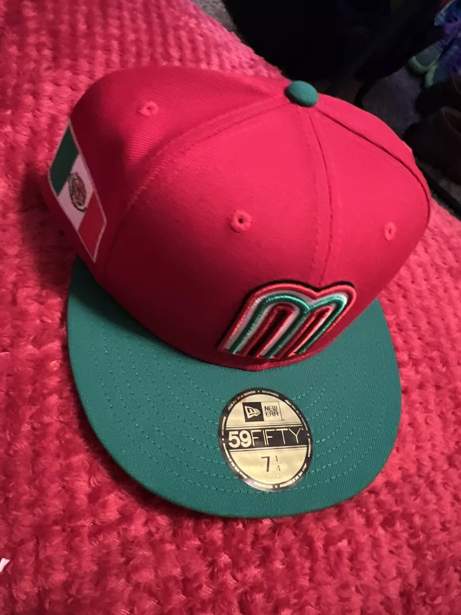 Mexico Flag New Era Cap City Two Tone Fitted 7 1/4 WBC World
