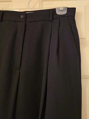 Focus 2000 Women’s Black Dress Pants~Charles Glueck~ Lined~ SZ 10, Inseam 30~EUC - Picture 3 of 7