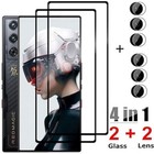 9H Glass Screen Protector +Camera Lens Film For ZTE nubia Red Magic 10 Pro+