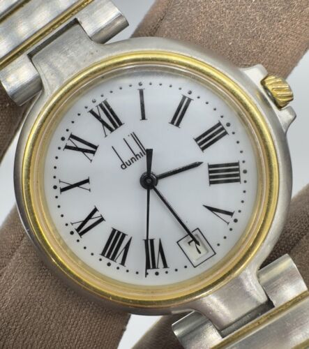 Dunhill Millennium 32mm Men's / Women's Two Tone White Dial Quartz Watch