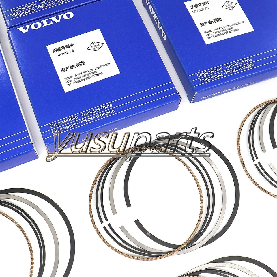 Juego de 6 anillos de pistón STD para Volvo S80 V70 XC60 XC70 XC90 3,2 L B6324S L6 T6 Foto 4 de 4