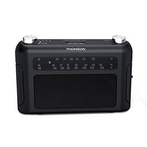 Radio FM THOMSON Radio FM portable RT353 rouge et noire