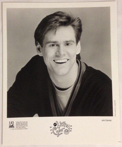 Foto promocional en color vivo Jim Carrey 1990 Fox Broadcasting 8 X10 rara - Imagen 8 de 8
